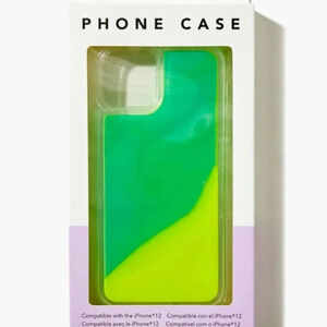 Neon Liquid Lava waterfall design Phone Case for iPhone 12